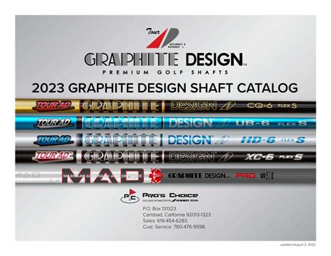 2021 GRAPHITE DESIGN SHAFT CATALOG .